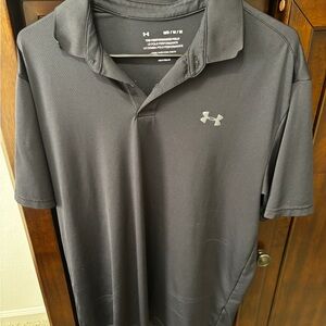 Under Armour Black Polo Shirt